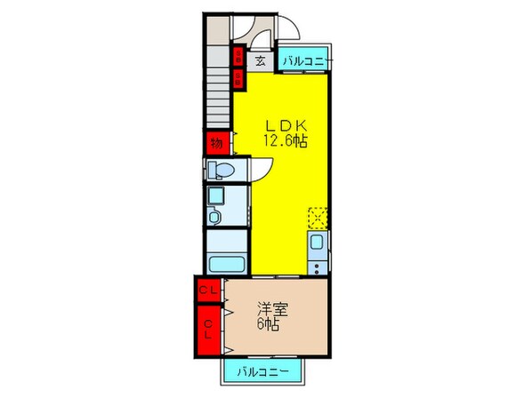 Ｙ‘ｓレジデンス枚方の物件間取画像